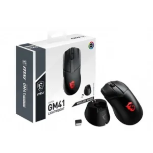 MSI Clutch GM41 Lightweight Wireless Gaming Mouse Black